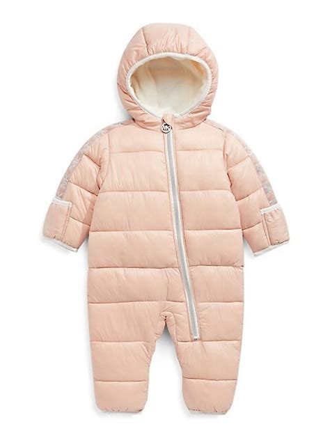 michael kors baby girl clothes|michael kors infant snowsuit.